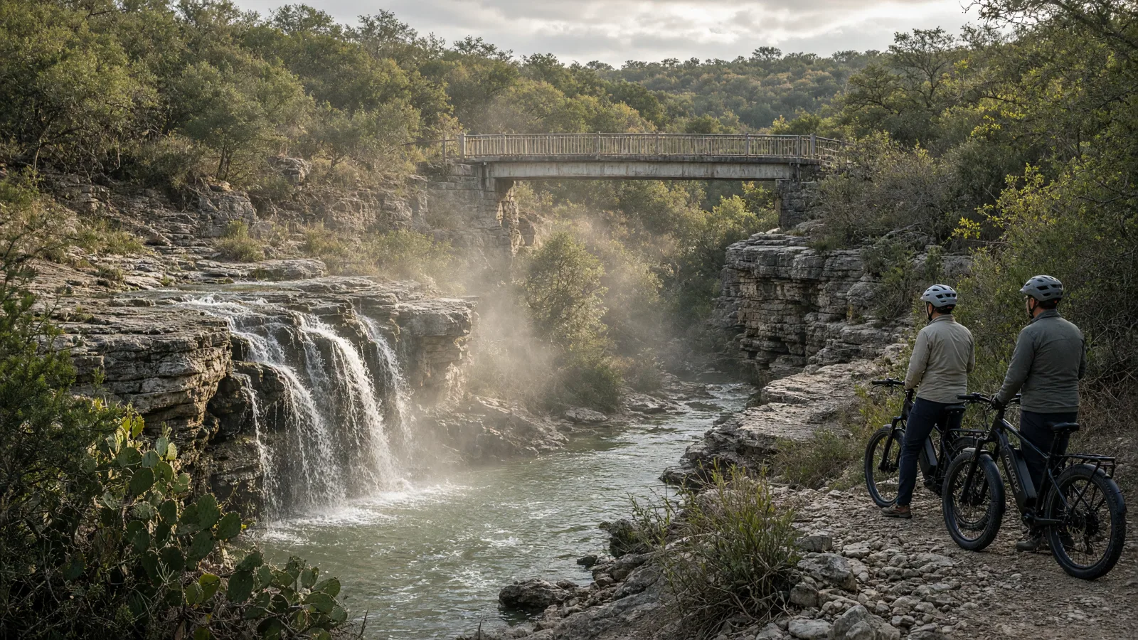 Landscape scene in Webb County, Texas