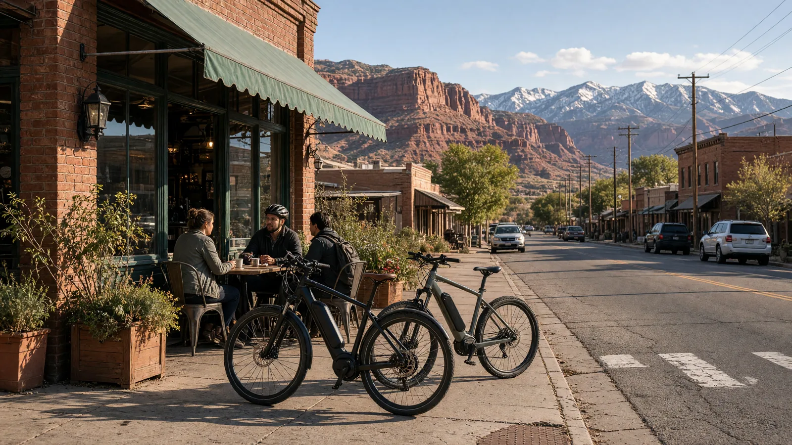 Scene in Grand County, Utah — downtown main