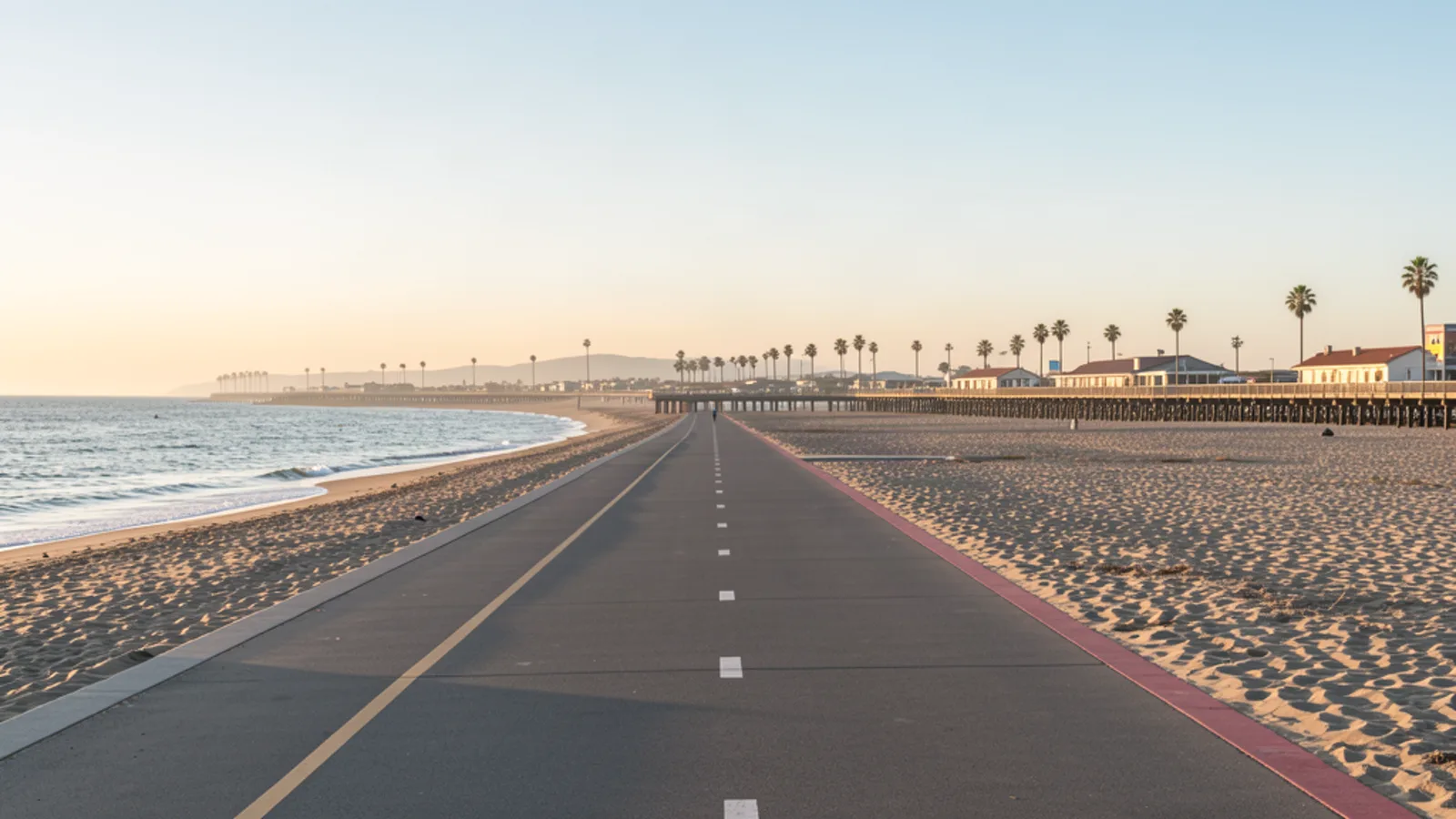 Venice California landmark for eBike riders