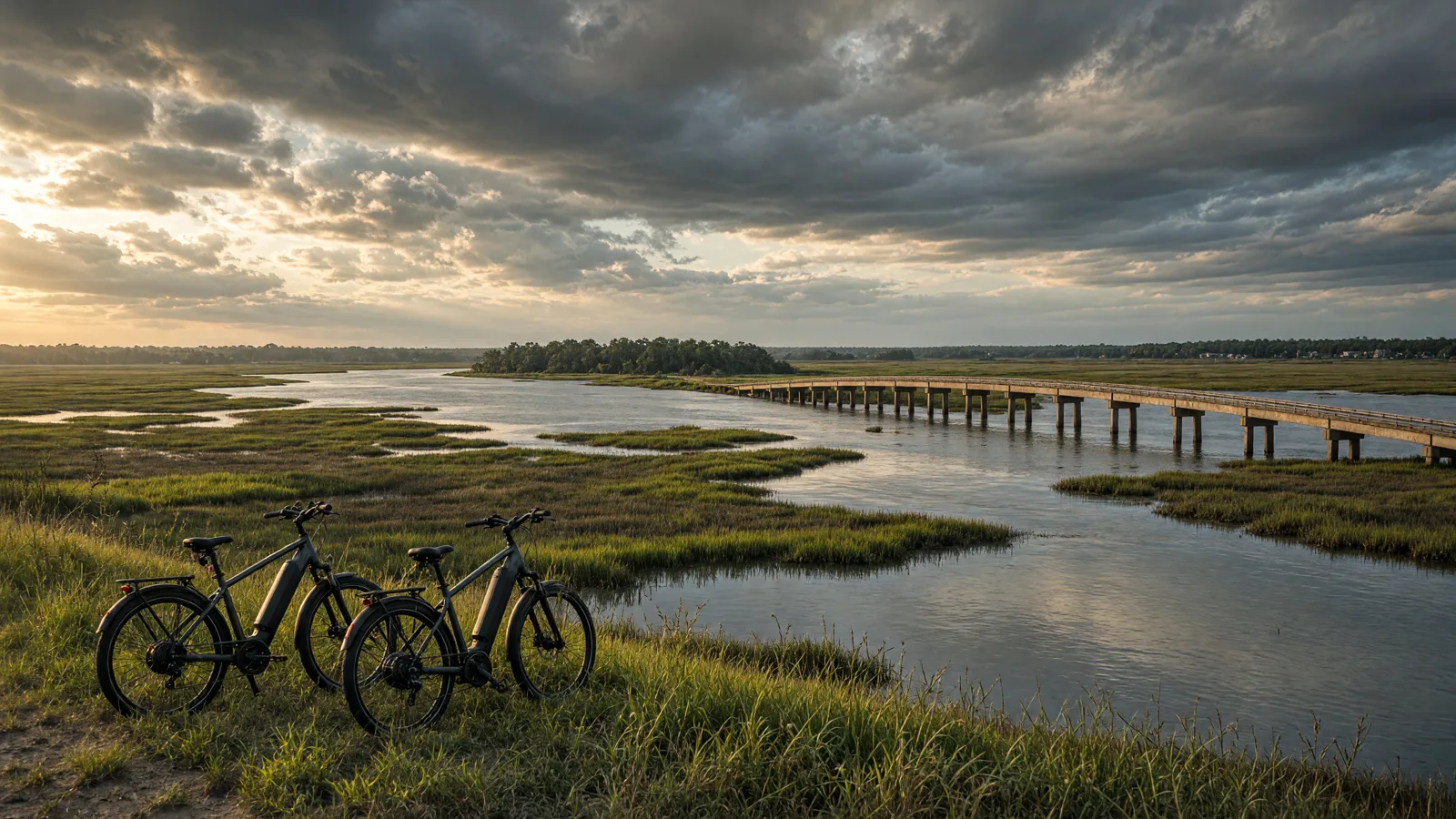 Landscape scene in Accomack County, Virginia
