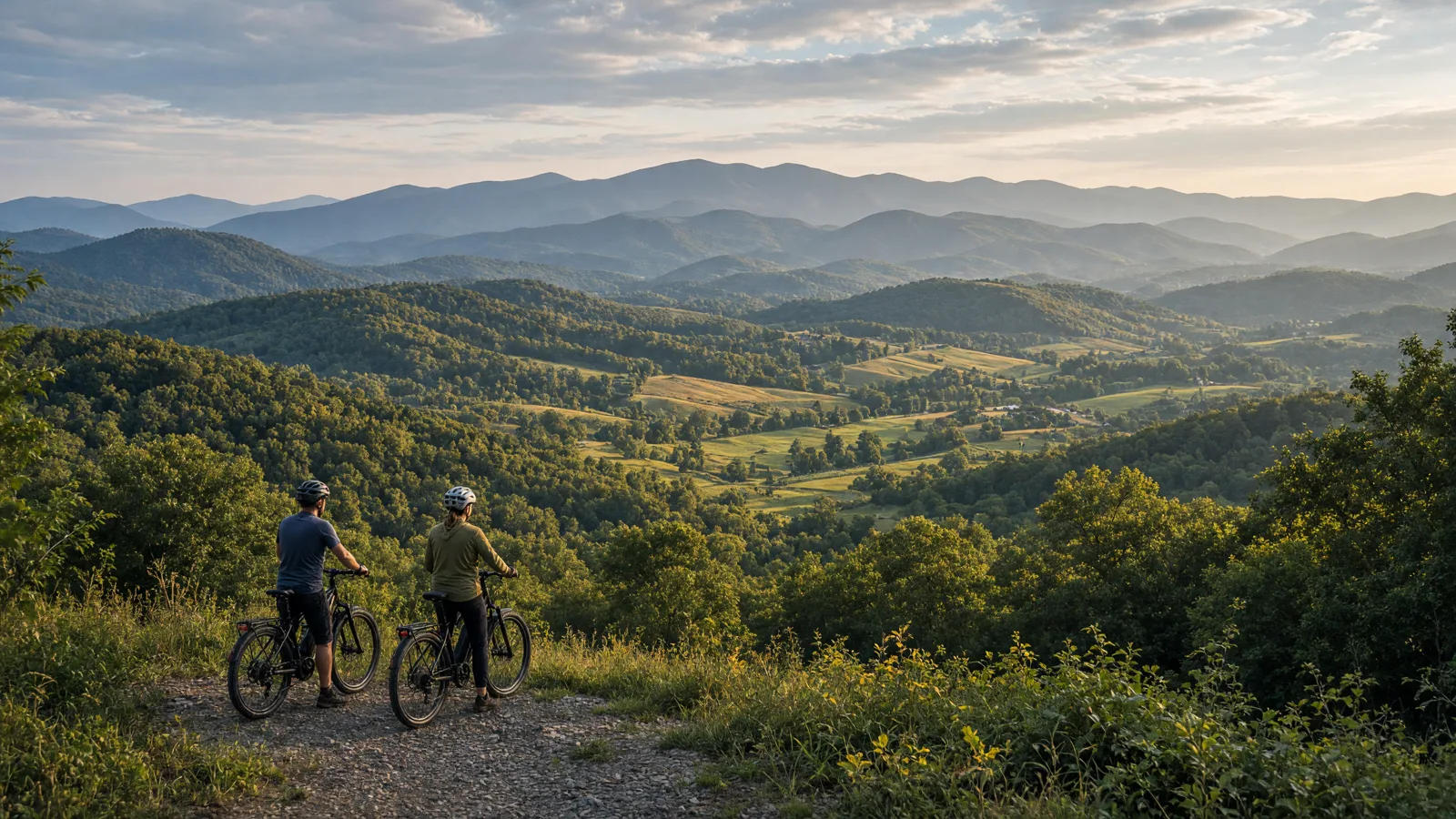 Landscape scene in Albemarle County, Virginia