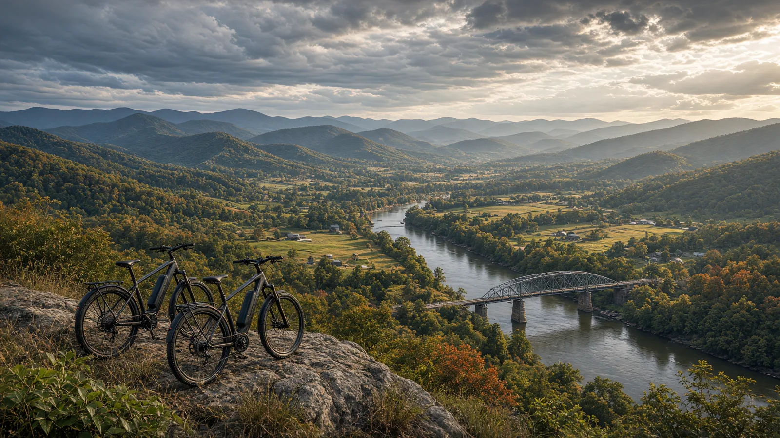 Landscape scene in Alleghany County, Virginia