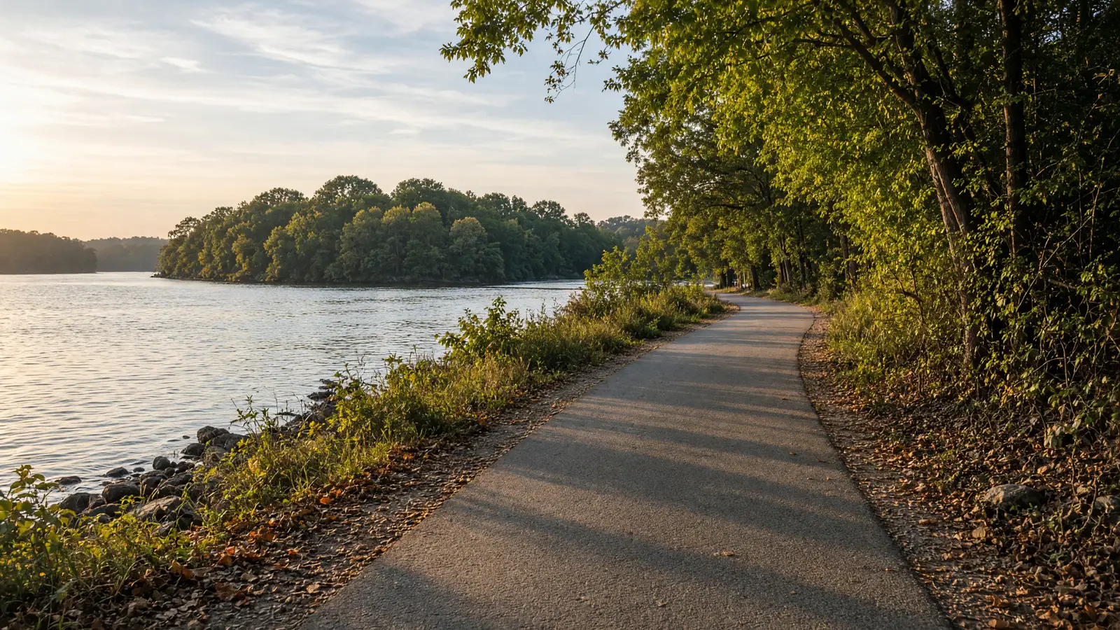 The Mount Vernon Trail in Virginia