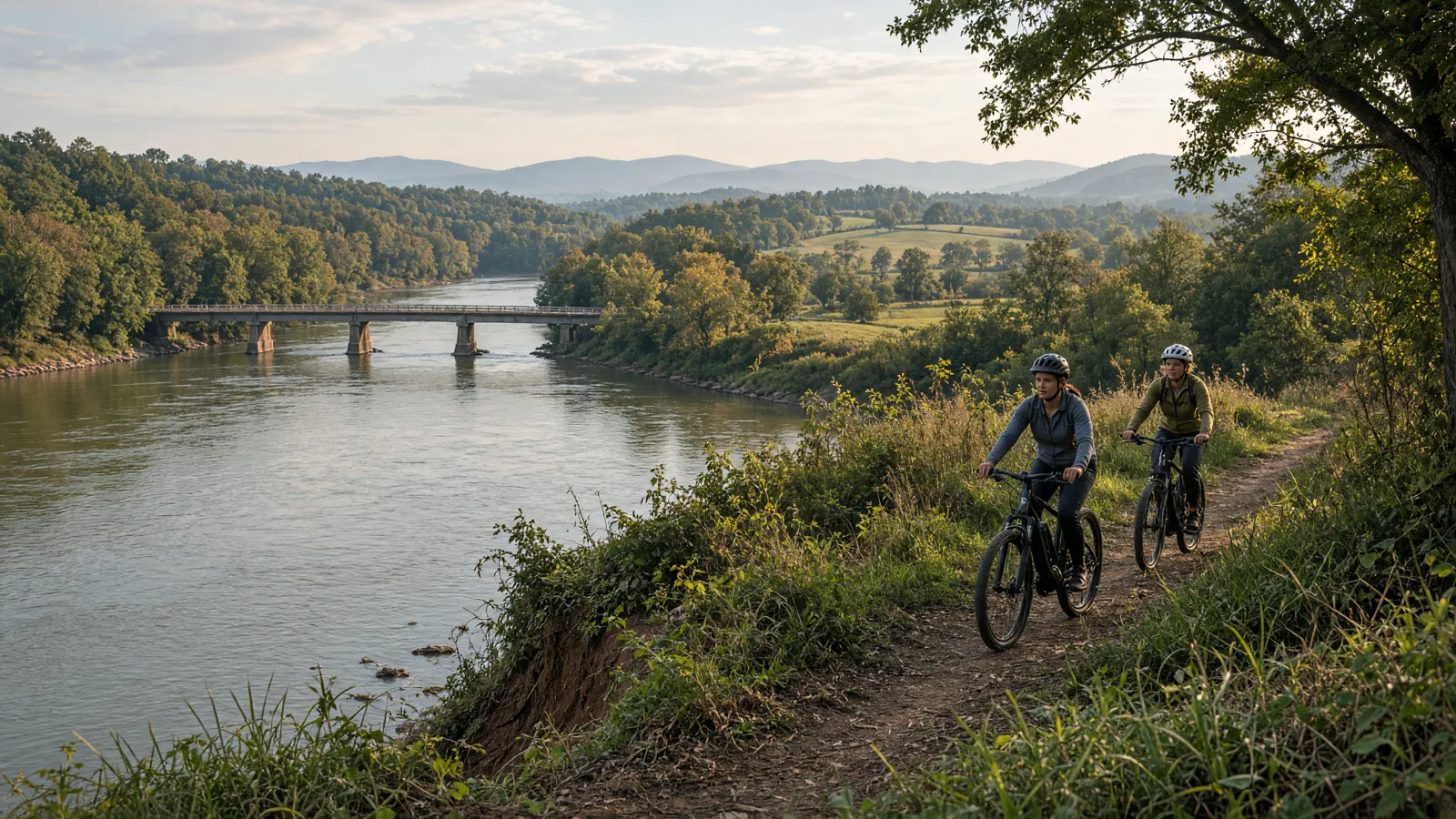 Landscape scene in Buckingham County, Virginia