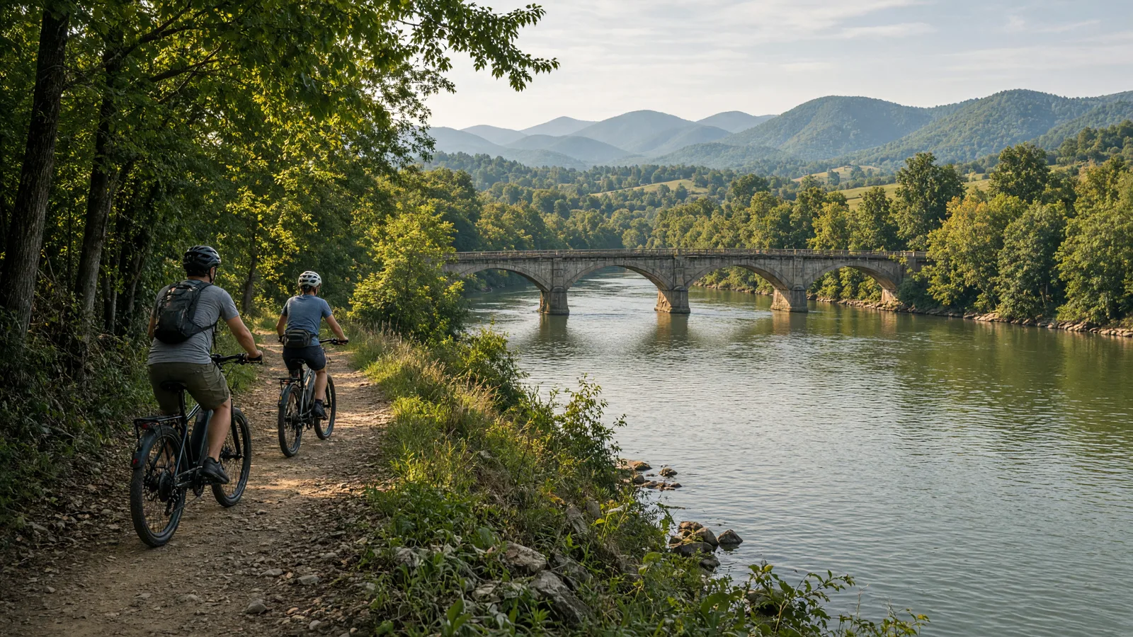 Landscape scene in Charlottesville City County, Virginia