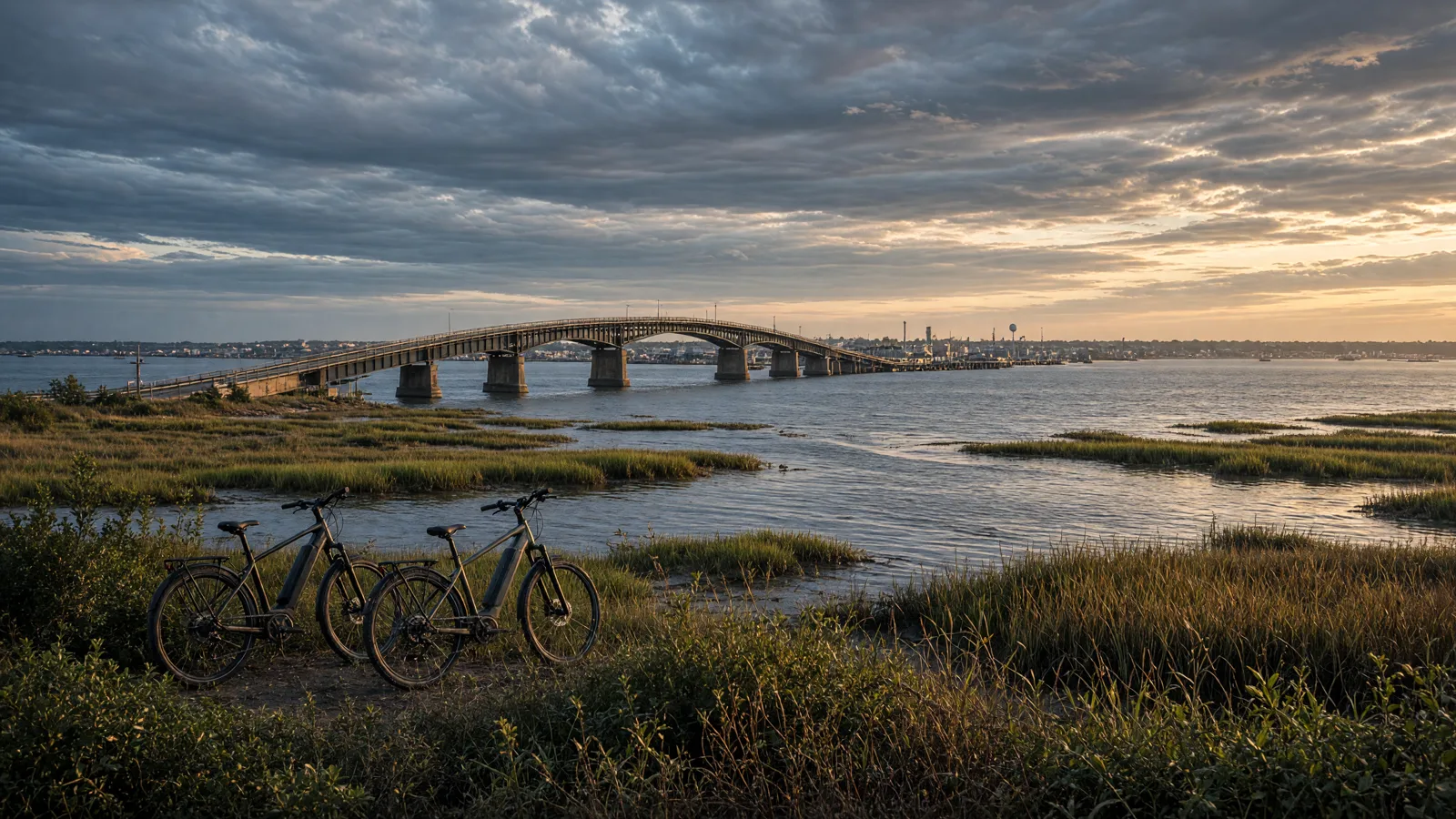 Landscape scene in Hampton City County, Virginia