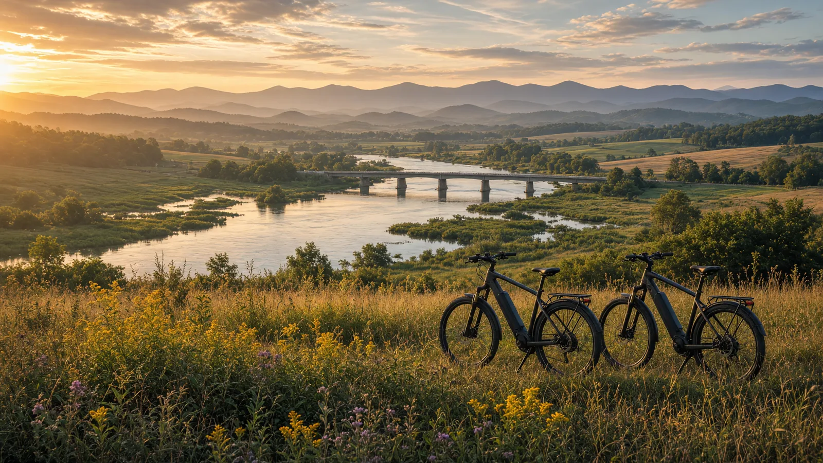 Landscape scene in Henrico County, Virginia