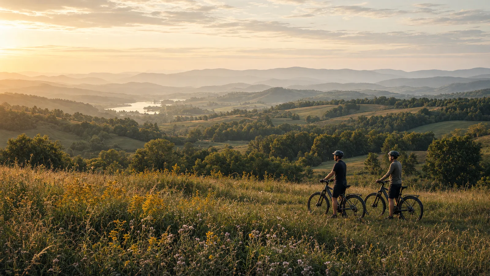 Landscape scene in Mecklenburg County, Virginia