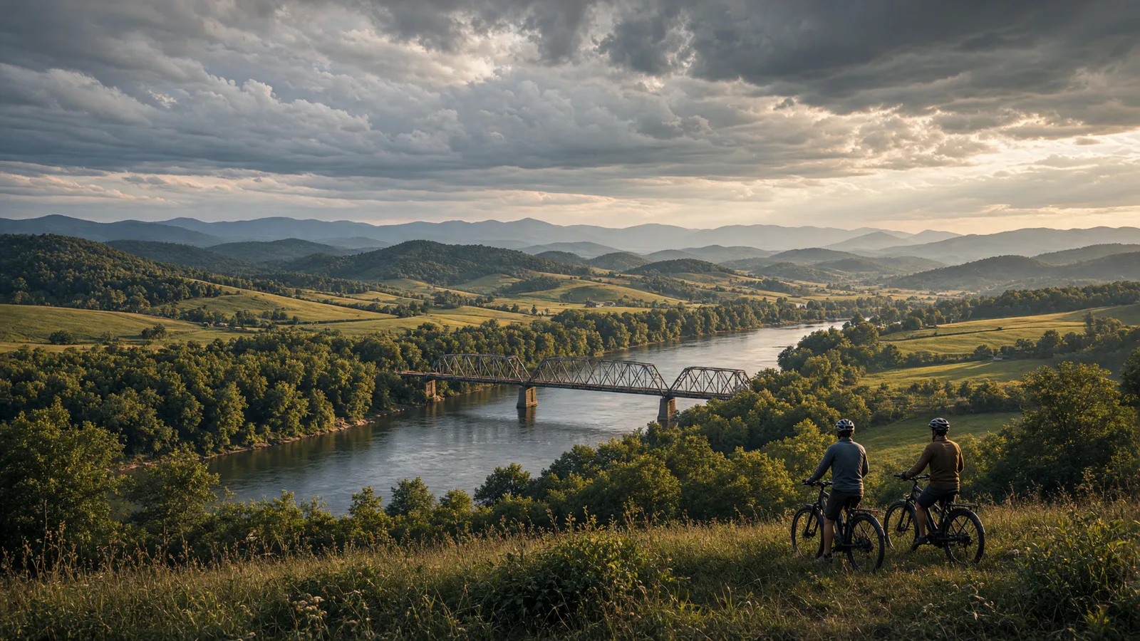 Landscape scene in Prince Edward County, Virginia