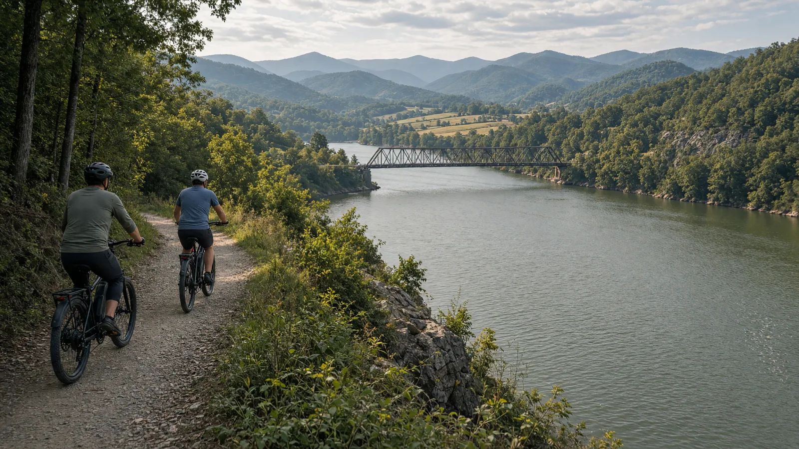 Landscape scene in Roanoke County, Virginia