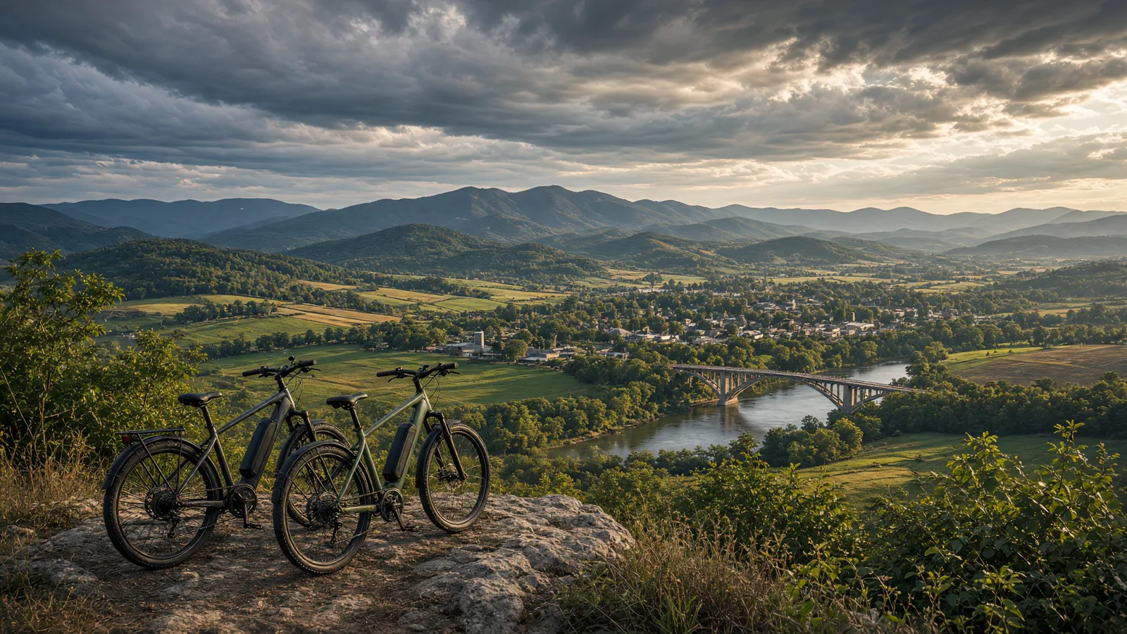 Landscape scene in Staunton City County, Virginia