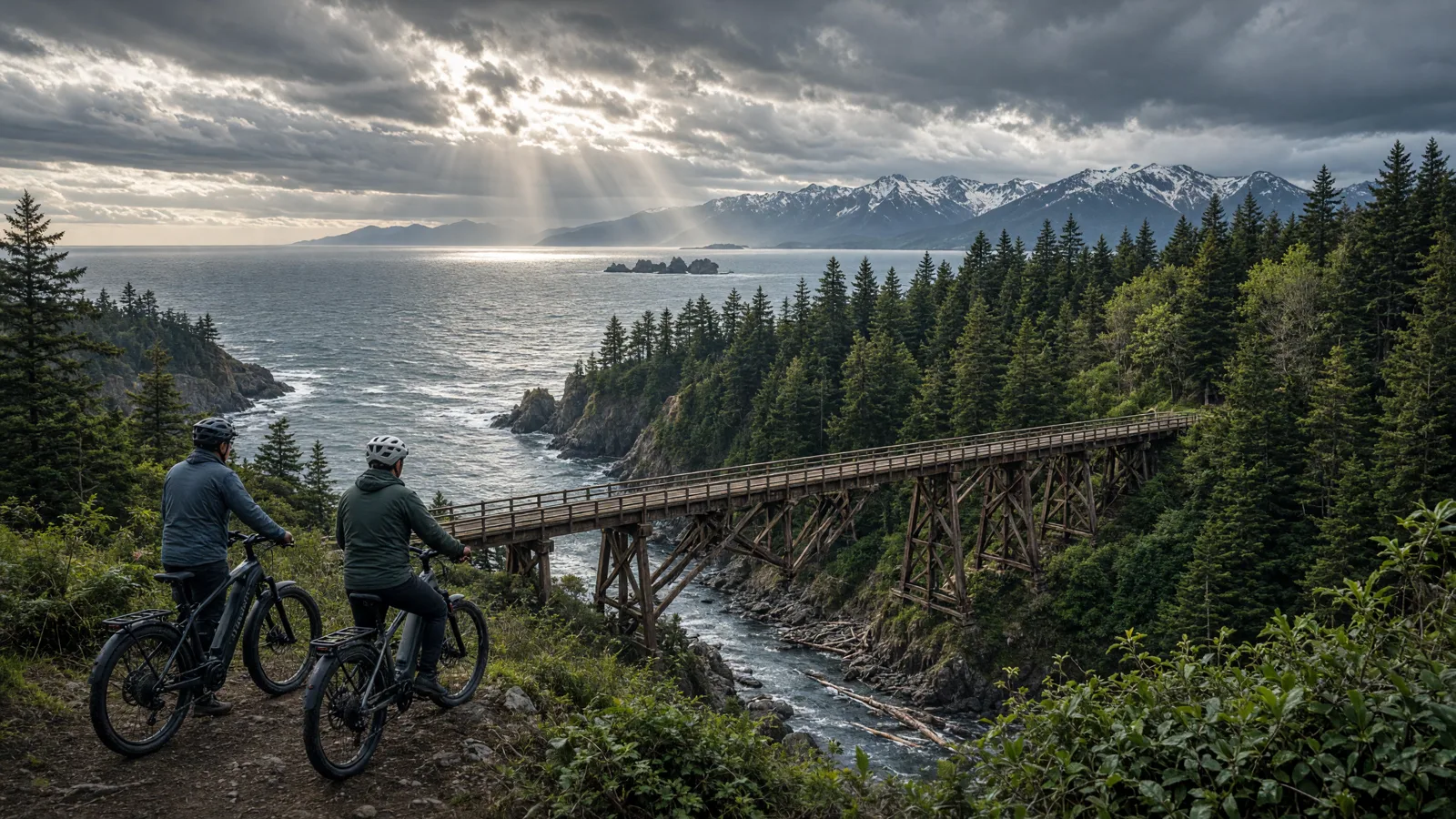 Scene in Clallam County, Washington — spectacular vista