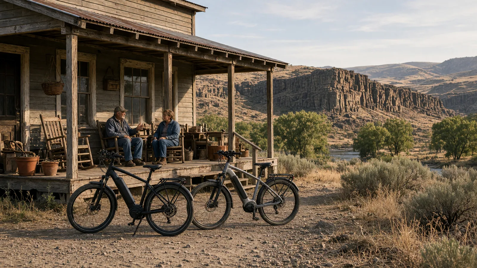 Scene in Grant County, Washington — country store