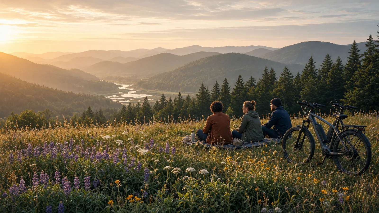 Scene in Grays Harbor County, Washington — golden meadow