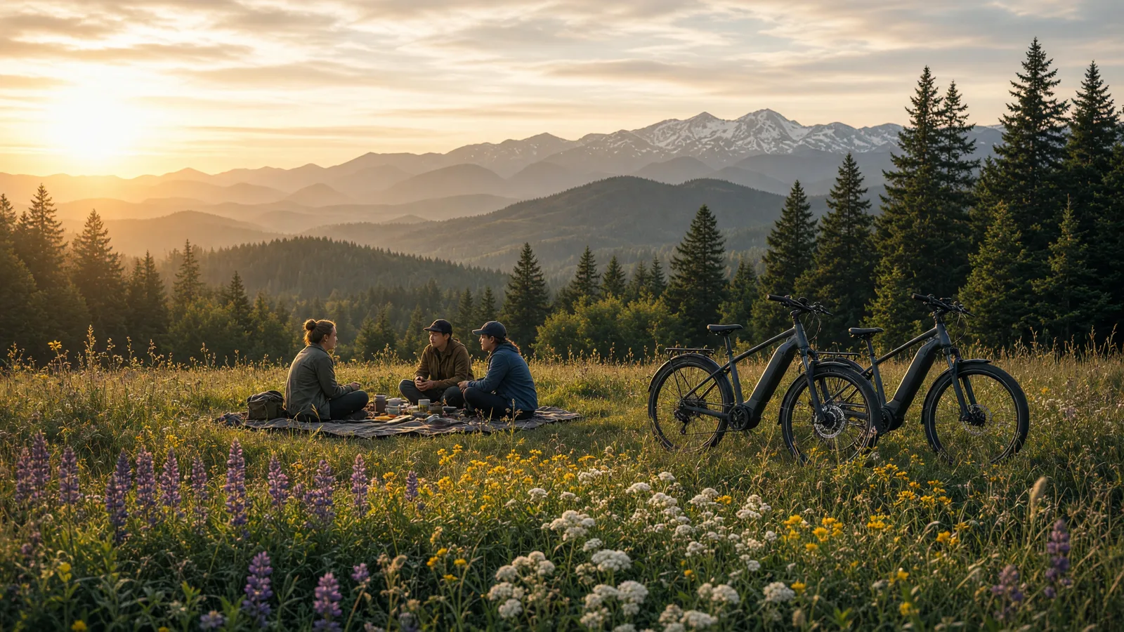 Scene in Jefferson County, Washington — golden meadow