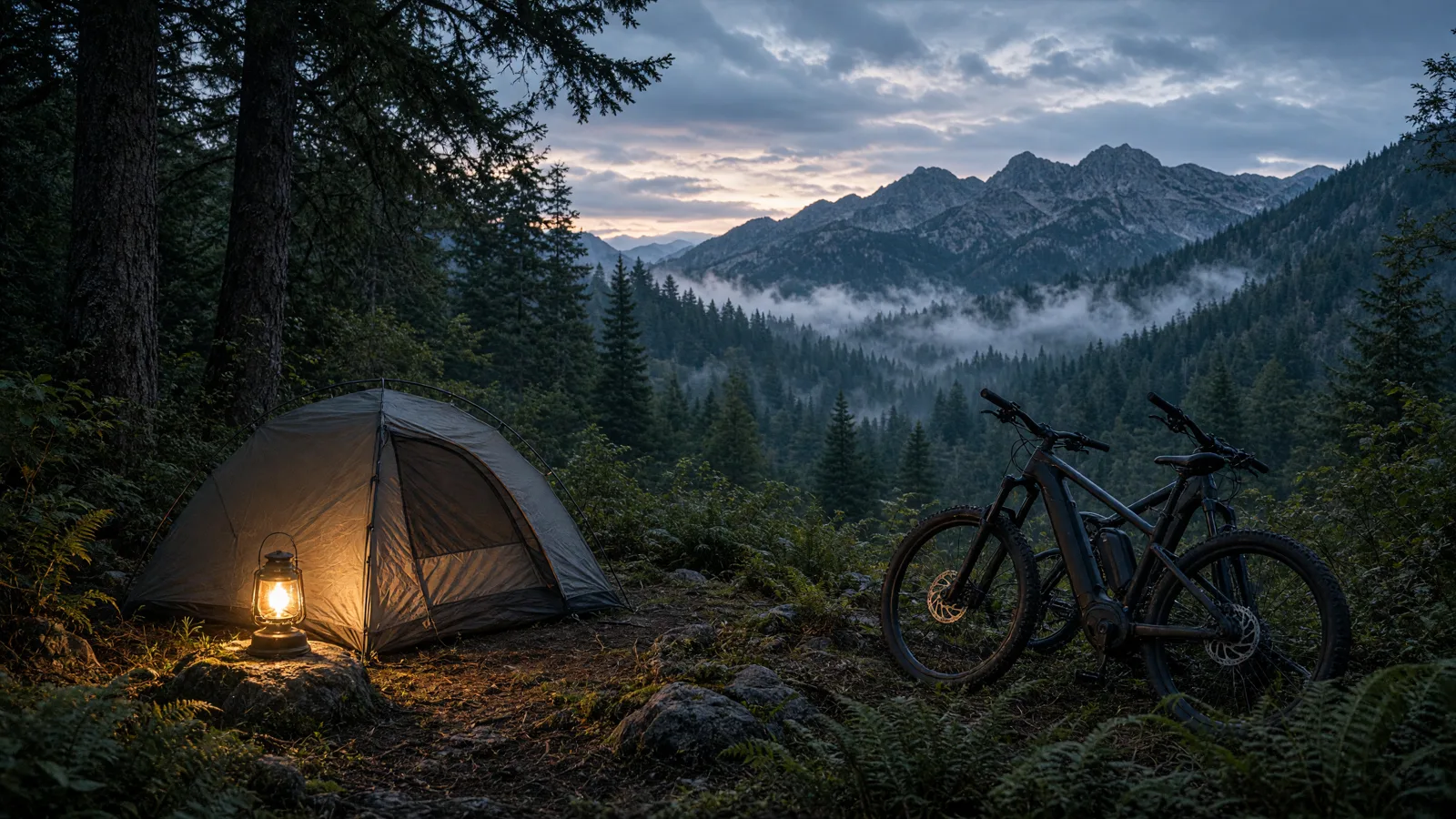Scene in Snohomish County, Washington — camping ridge