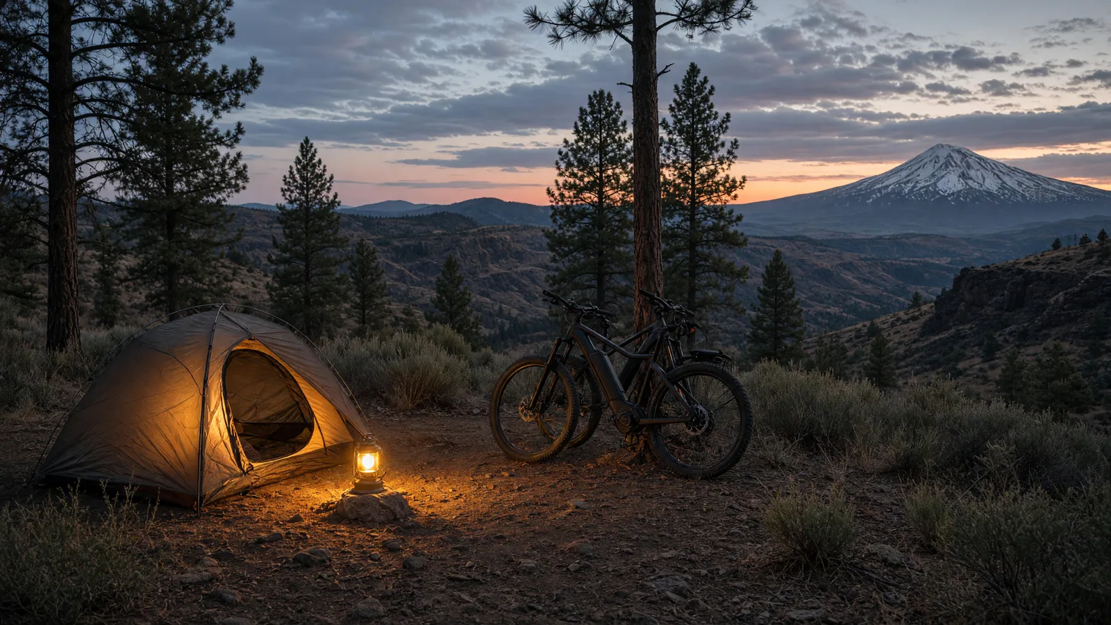 Scene in Yakima County, Washington — camping ridge