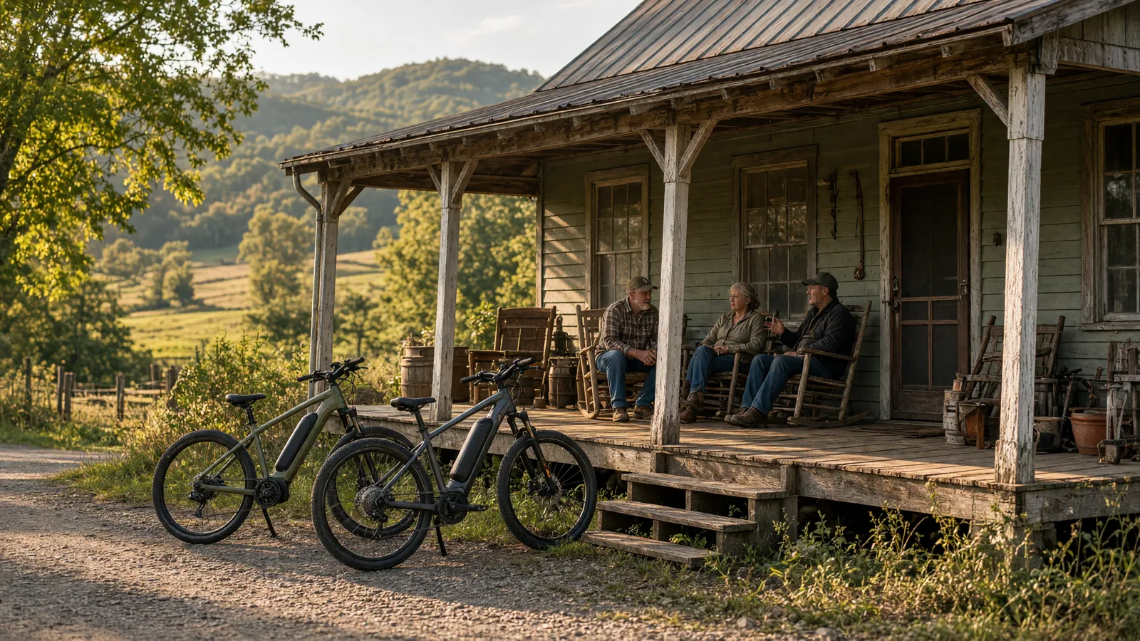 Scene in Berkeley County, West Virginia, country store