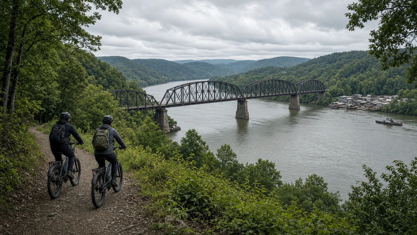 Scene in Hancock County, West Virginia, desert or coast