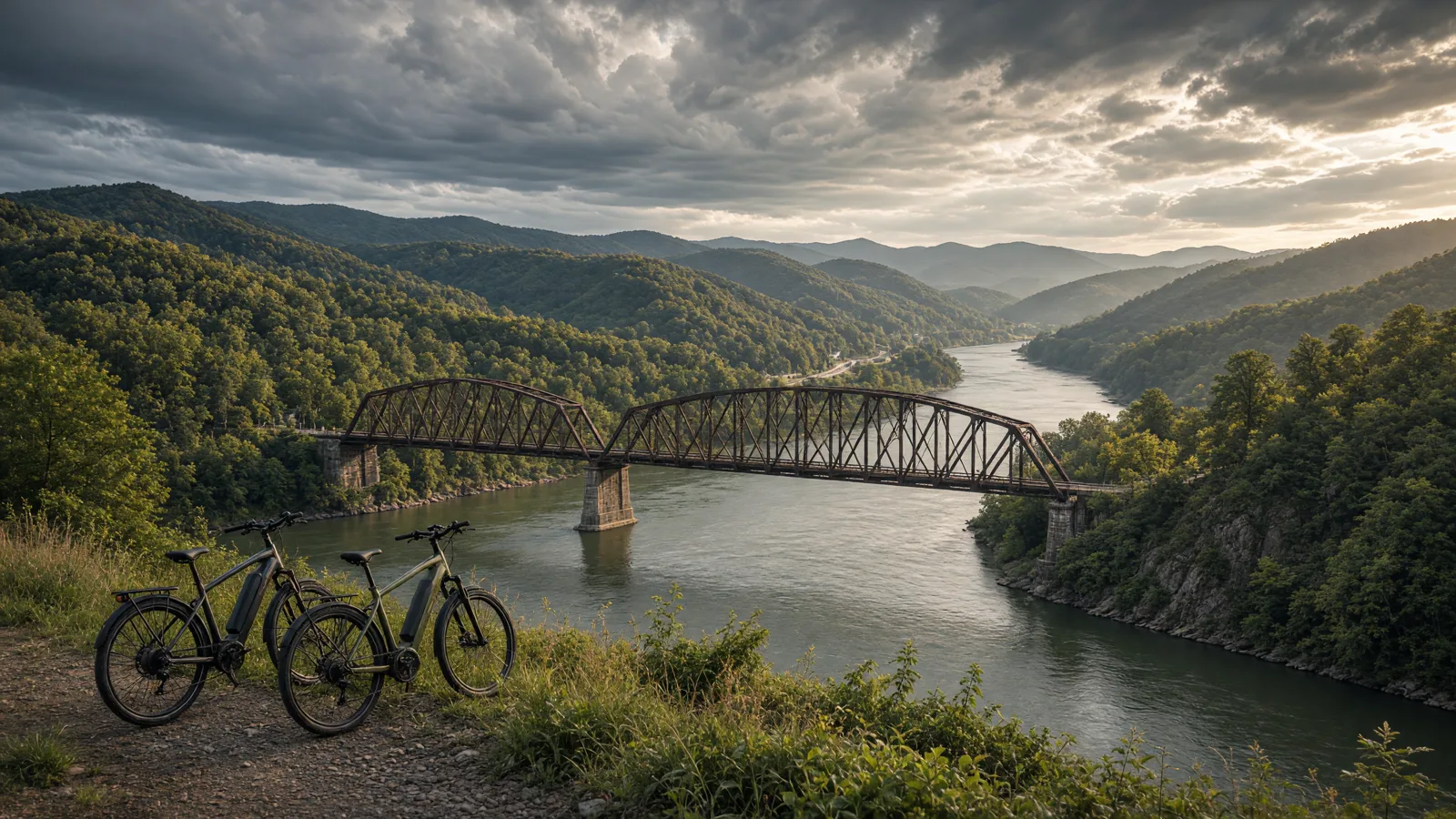 Scene in Harrison County, West Virginia, spectacular vista