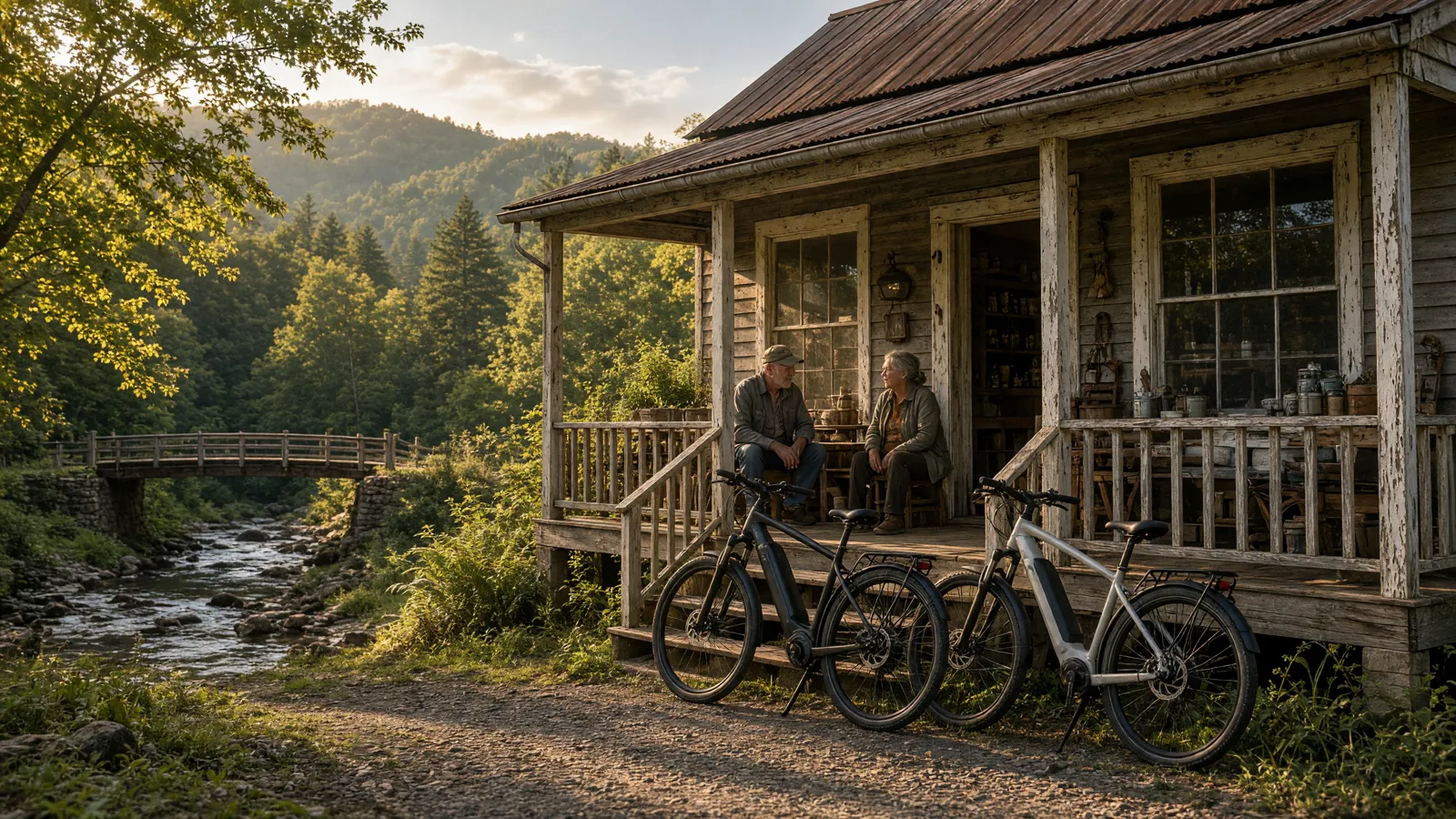 Scene in Randolph County, West Virginia, country store