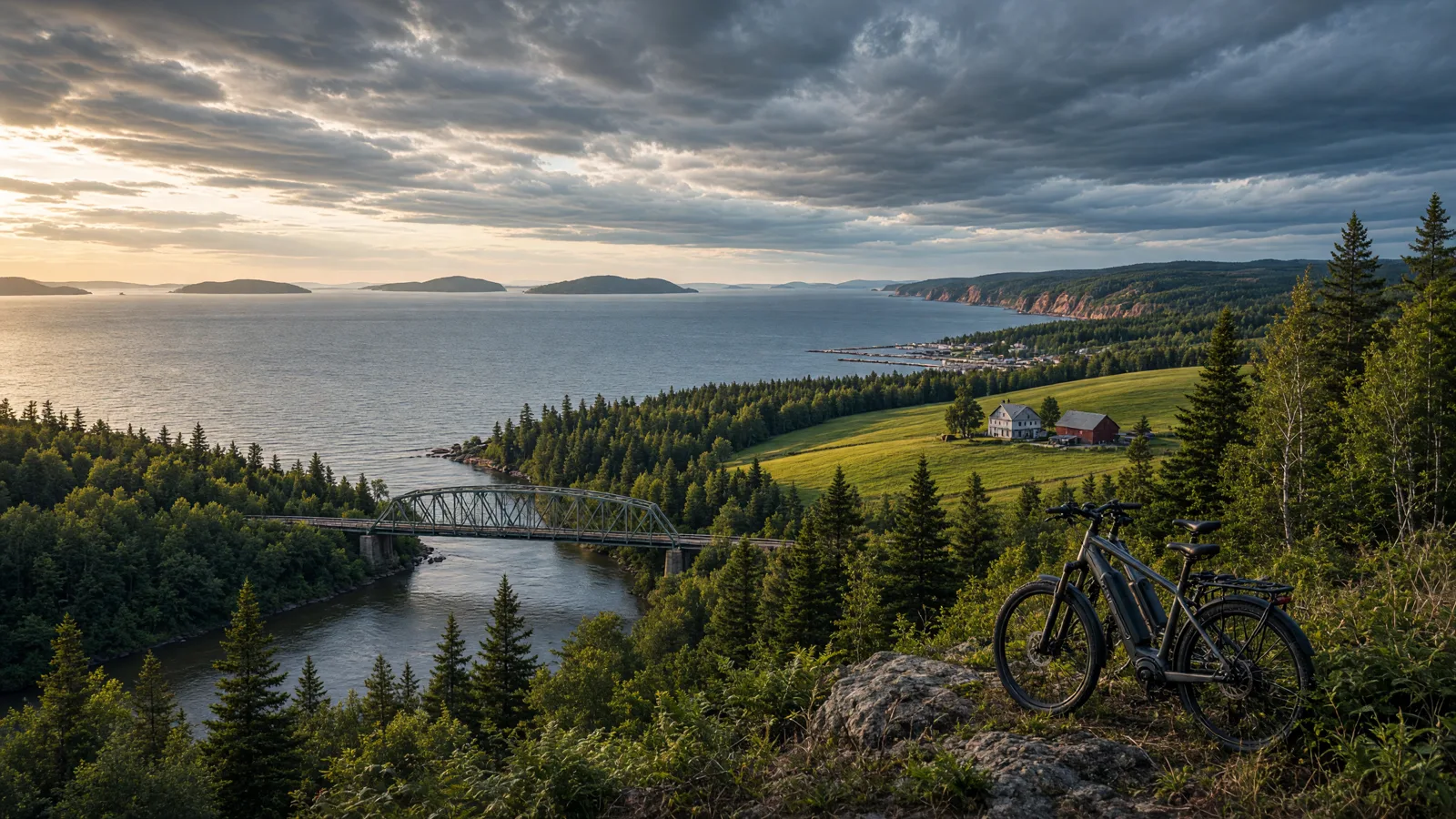 Landscape scene in Bayfield County, Wisconsin