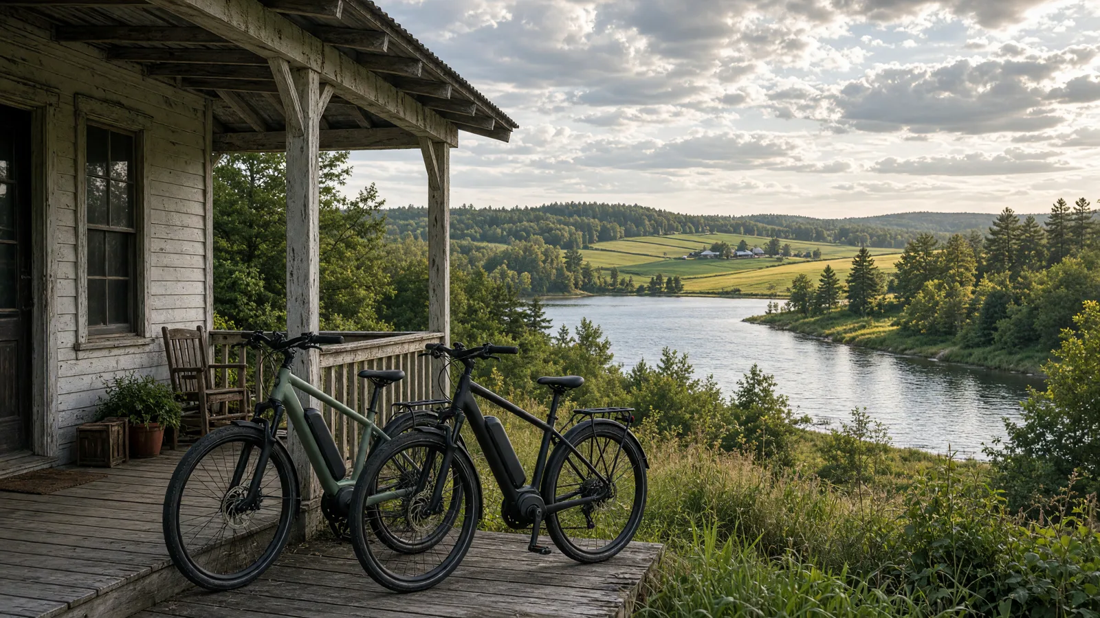 Landscape scene in Brown County, Wisconsin