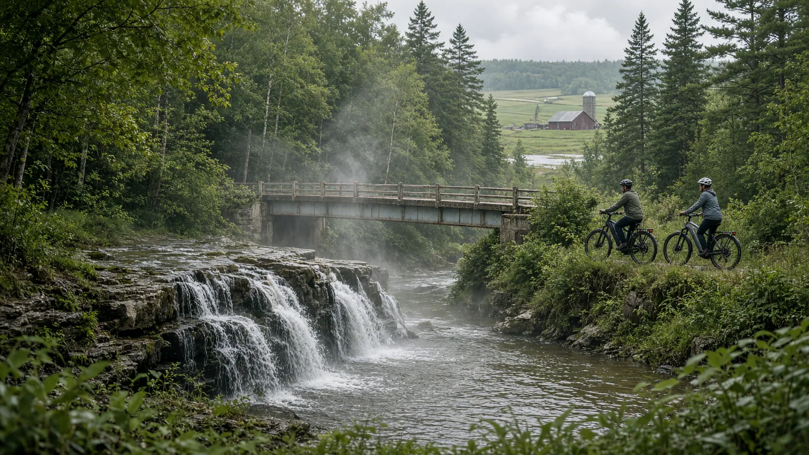 Landscape scene in Clark County, Wisconsin