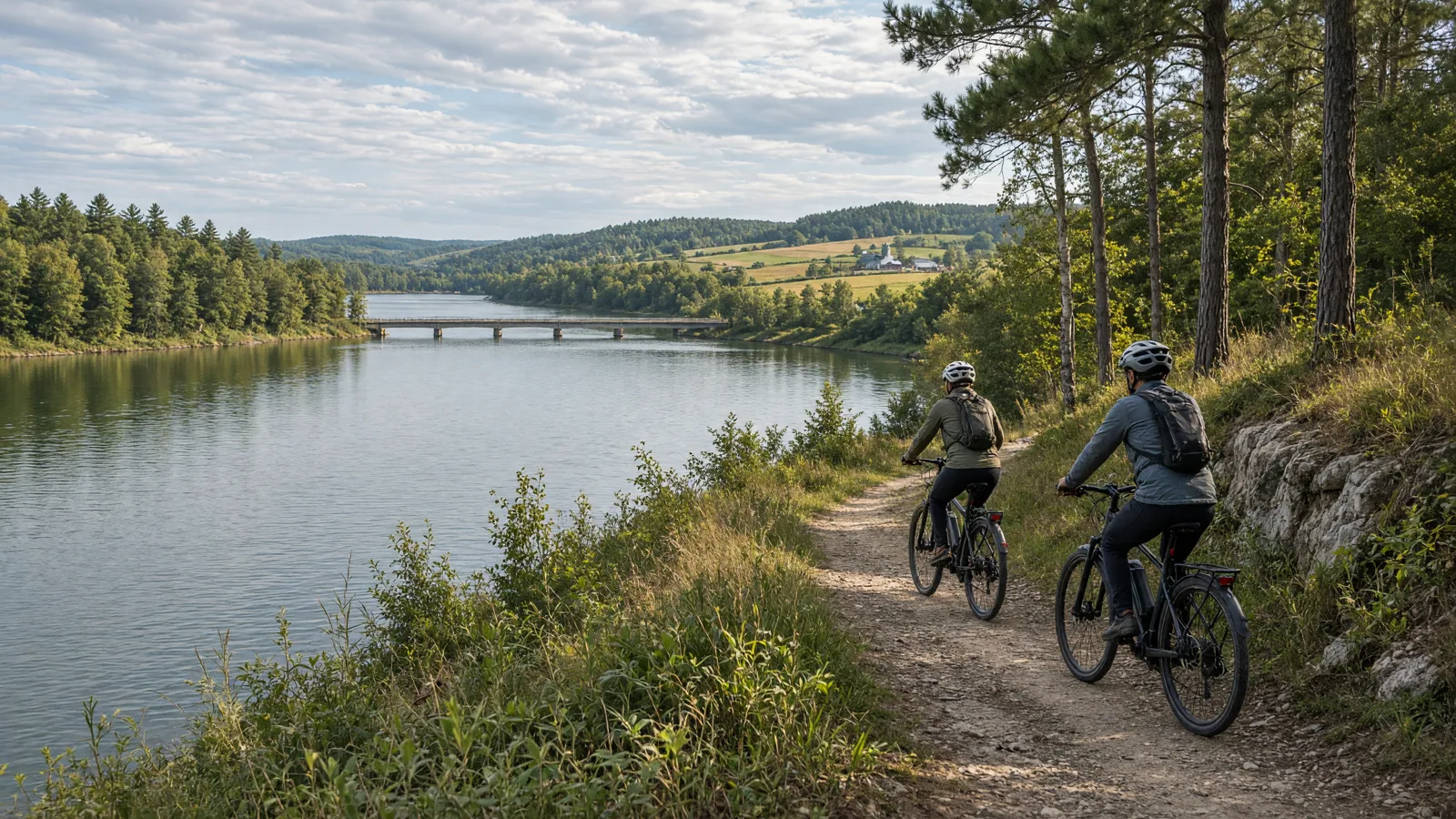 Landscape scene in Green Lake County, Wisconsin