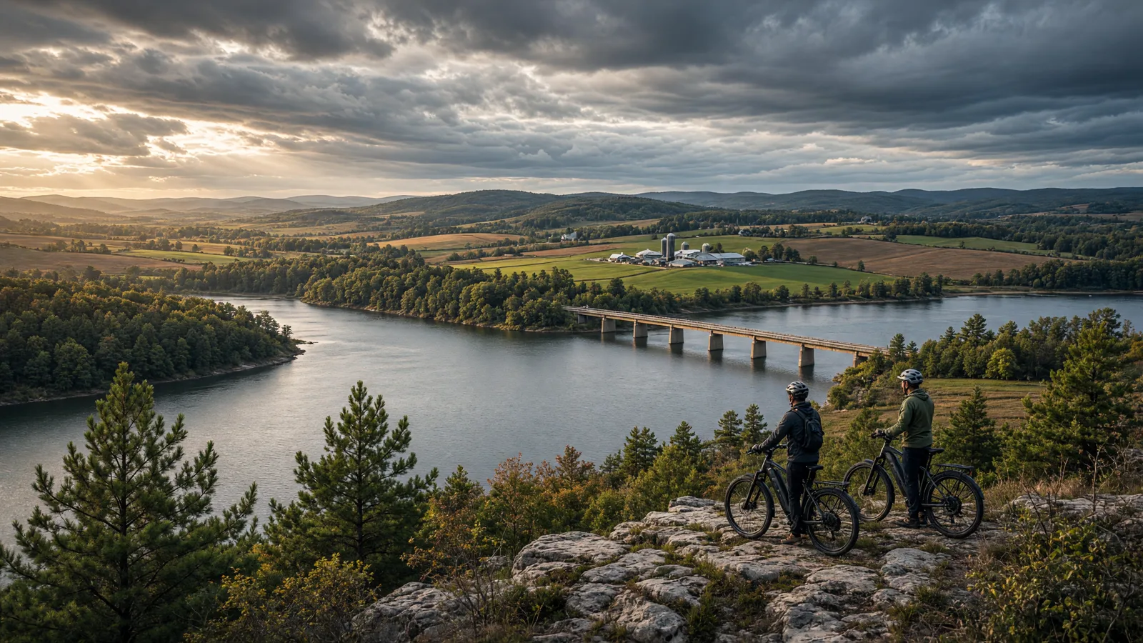 Landscape scene in Rock County, Wisconsin