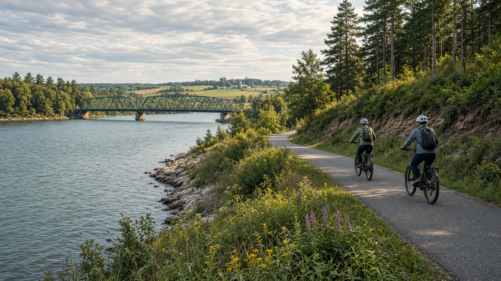 Landscape scene in Sheboygan County, Wisconsin