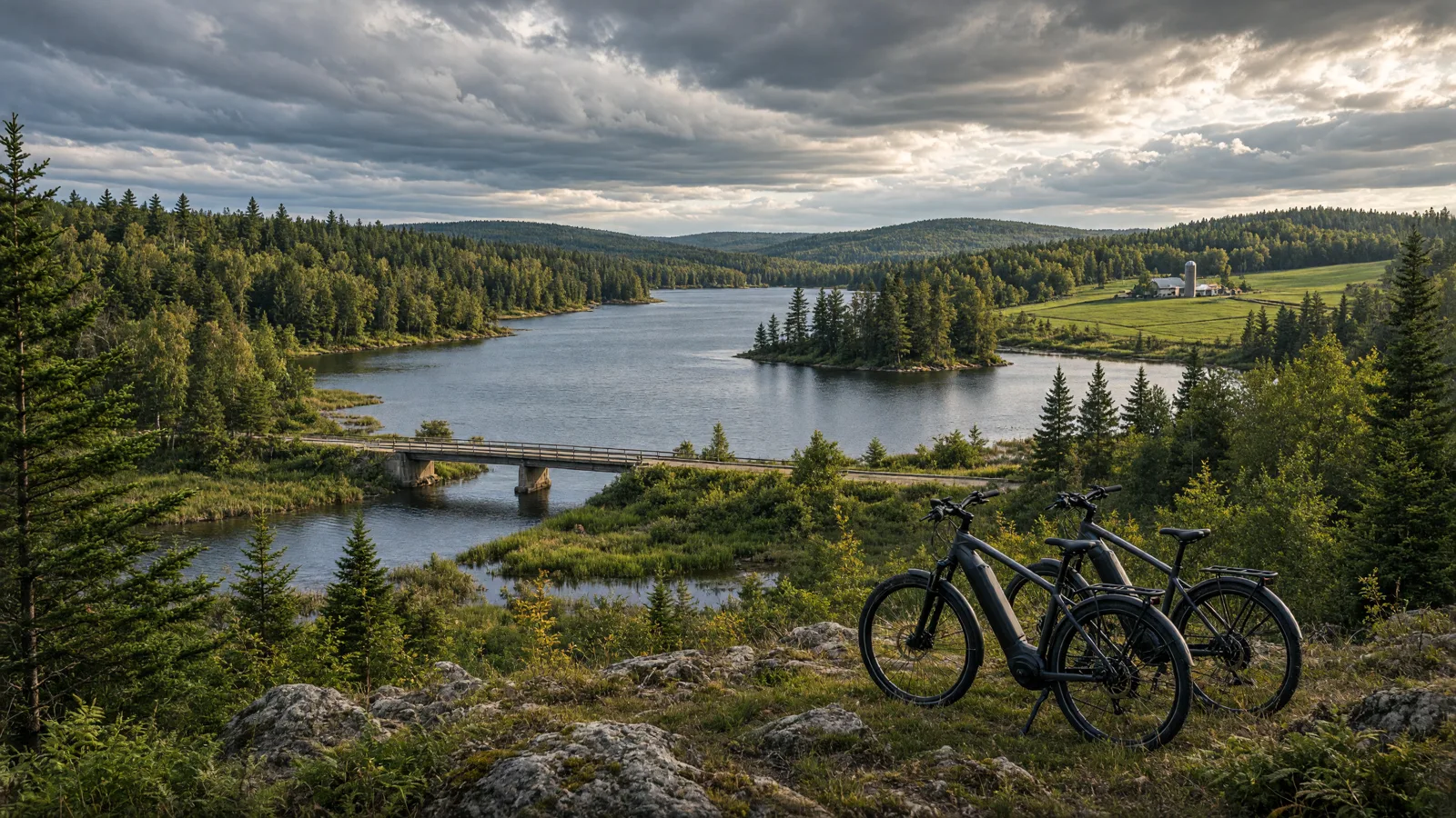 Landscape scene in Vilas County, Wisconsin