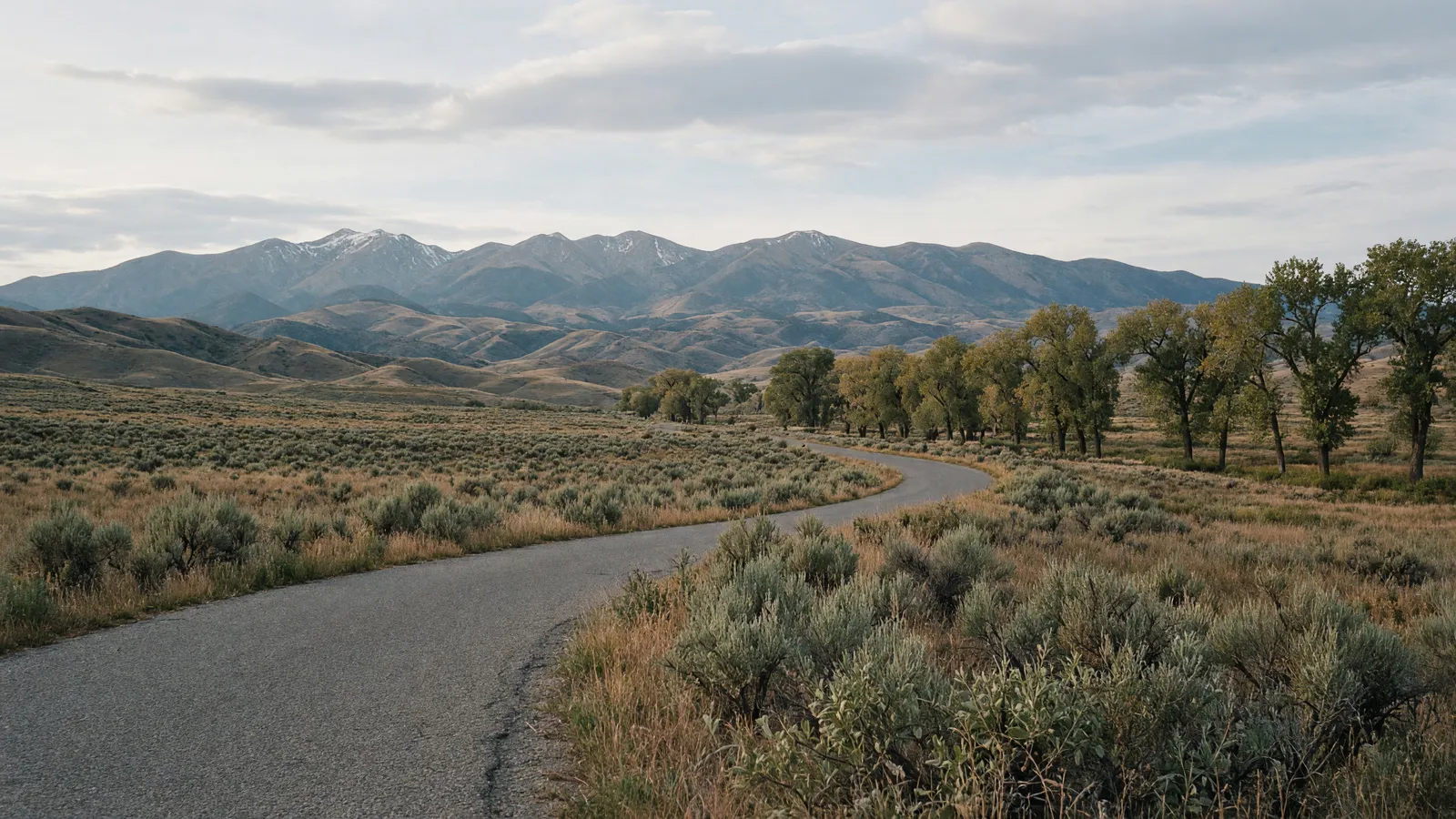Empty Bighorn foothills near Buffalo, Wyoming